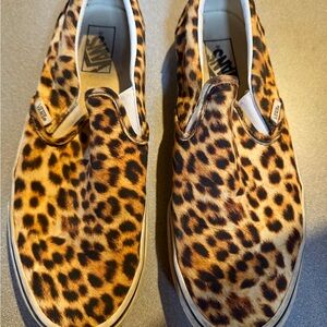 Vans Wild Leopard Slip-On Sneakers